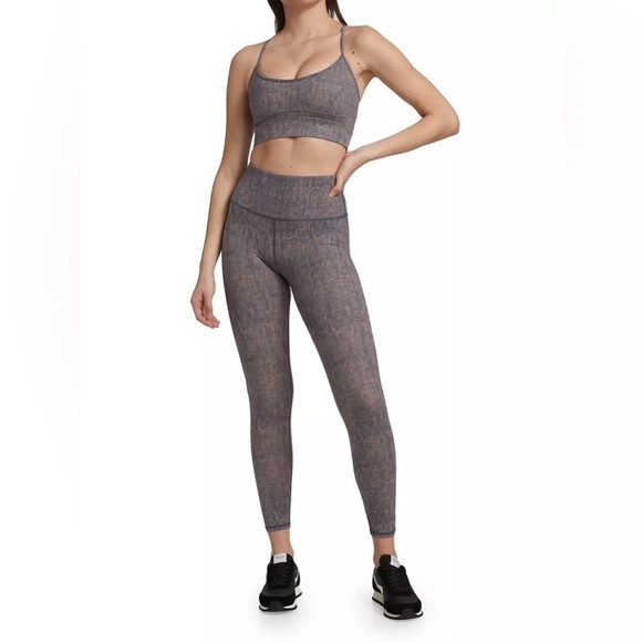 Varley Pants - Varley Century Legging Dusty Blue Grain
